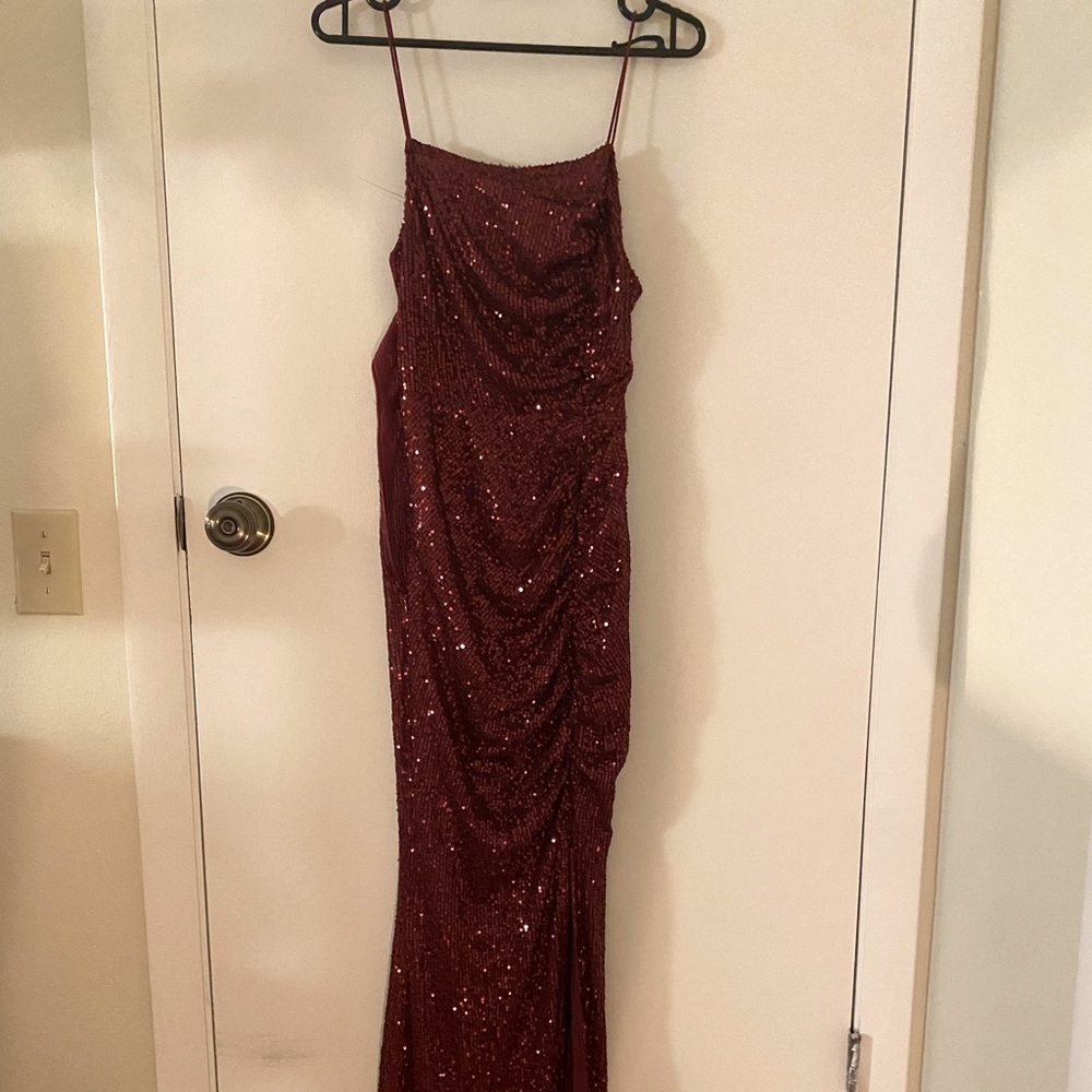 Prom red dress
